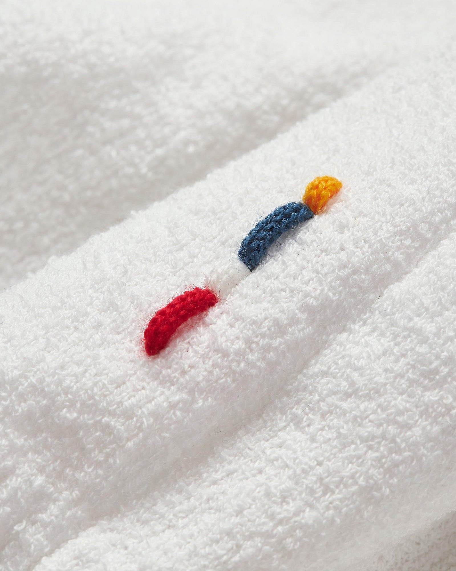 Horton White Tailored Fit Boucle Stitch Polo Shirt | White