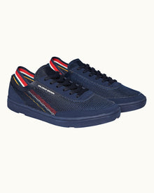 Larson Stripe Navy/Orange O.B Stripe Shoe You Can Swim In | Navy/Orange