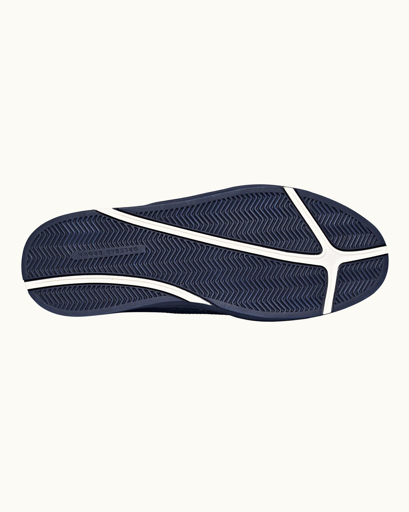 Larson Stripe Navy/Orange O.B Stripe Shoe You Can Swim In | Navy/Orange