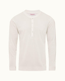 Sand Bar Classic Fit Long-Sleeve Cotton-Modal T-shirt | Sandbar