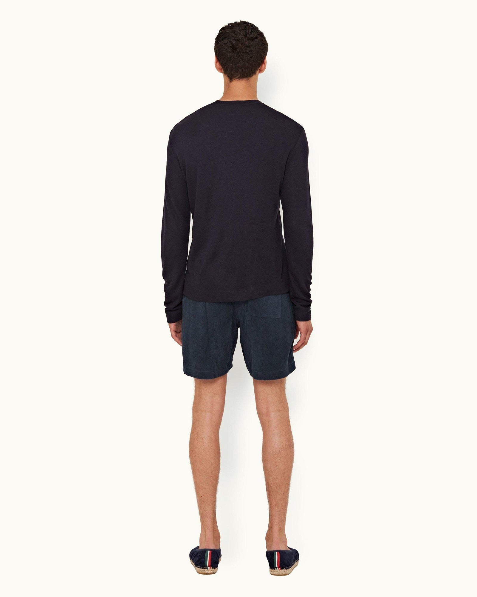 Night Iris Classic Fit Fleece Sweat Shorts | Night Iris
