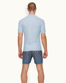 Maranon Dream Classic Fit mercerised Cotton Polo Shirt | Powdered Sky