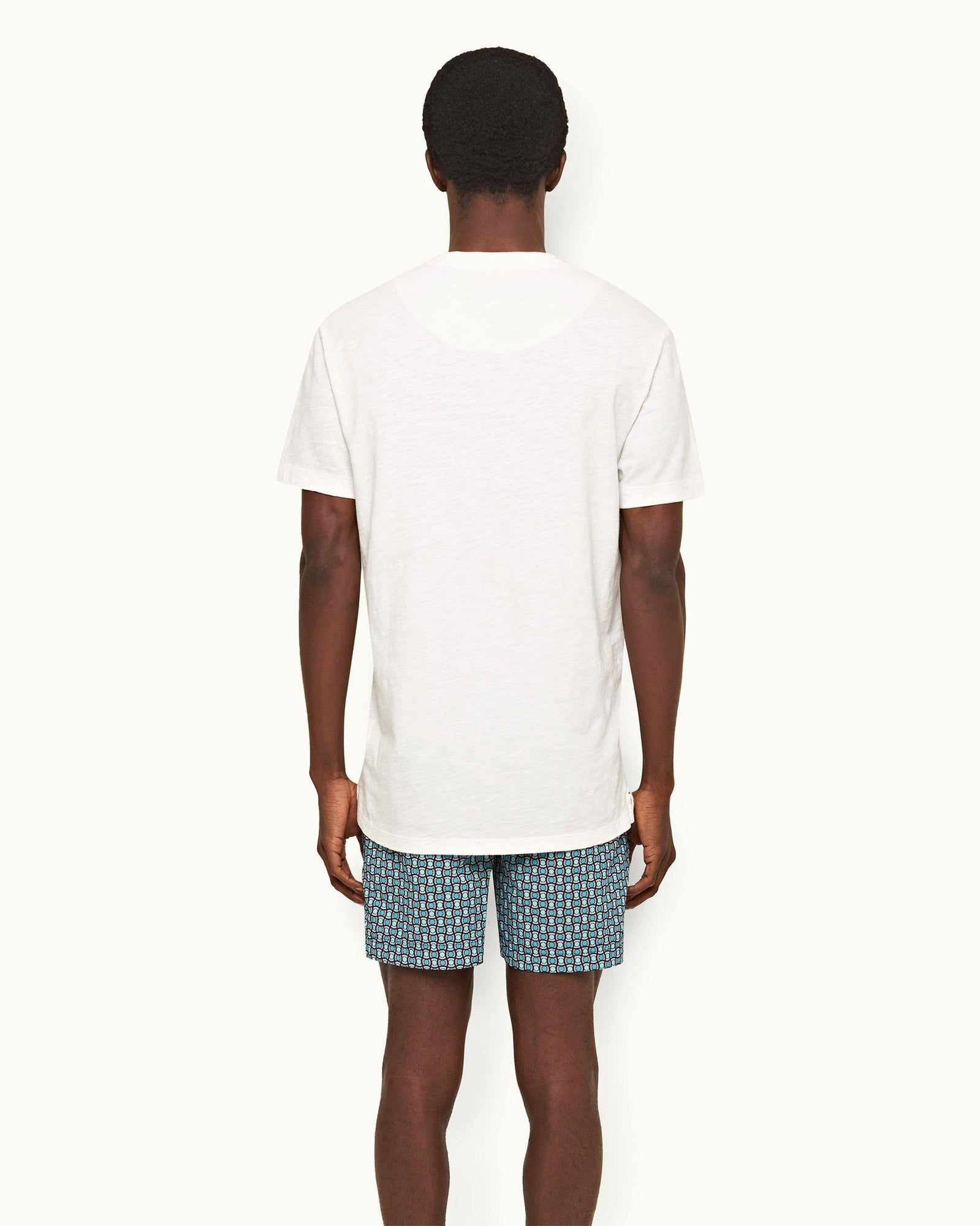 Ob Classic White Classic Fit Garment-Dye Organic Cotton T-shirt | White