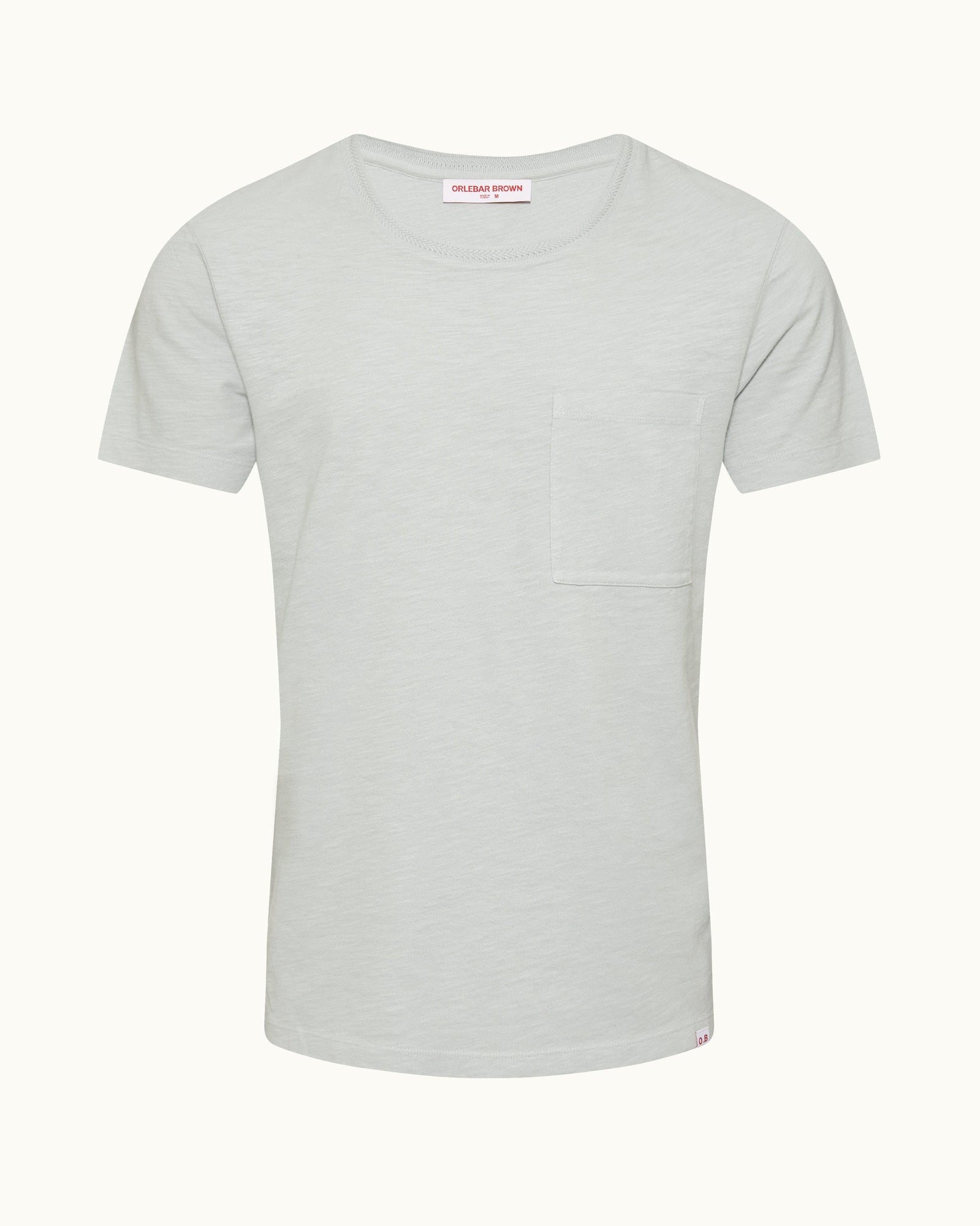 Ob Classic Tee Classic Fit Garment Dye Organic Cotton T-shirt In White Jade | White Jade