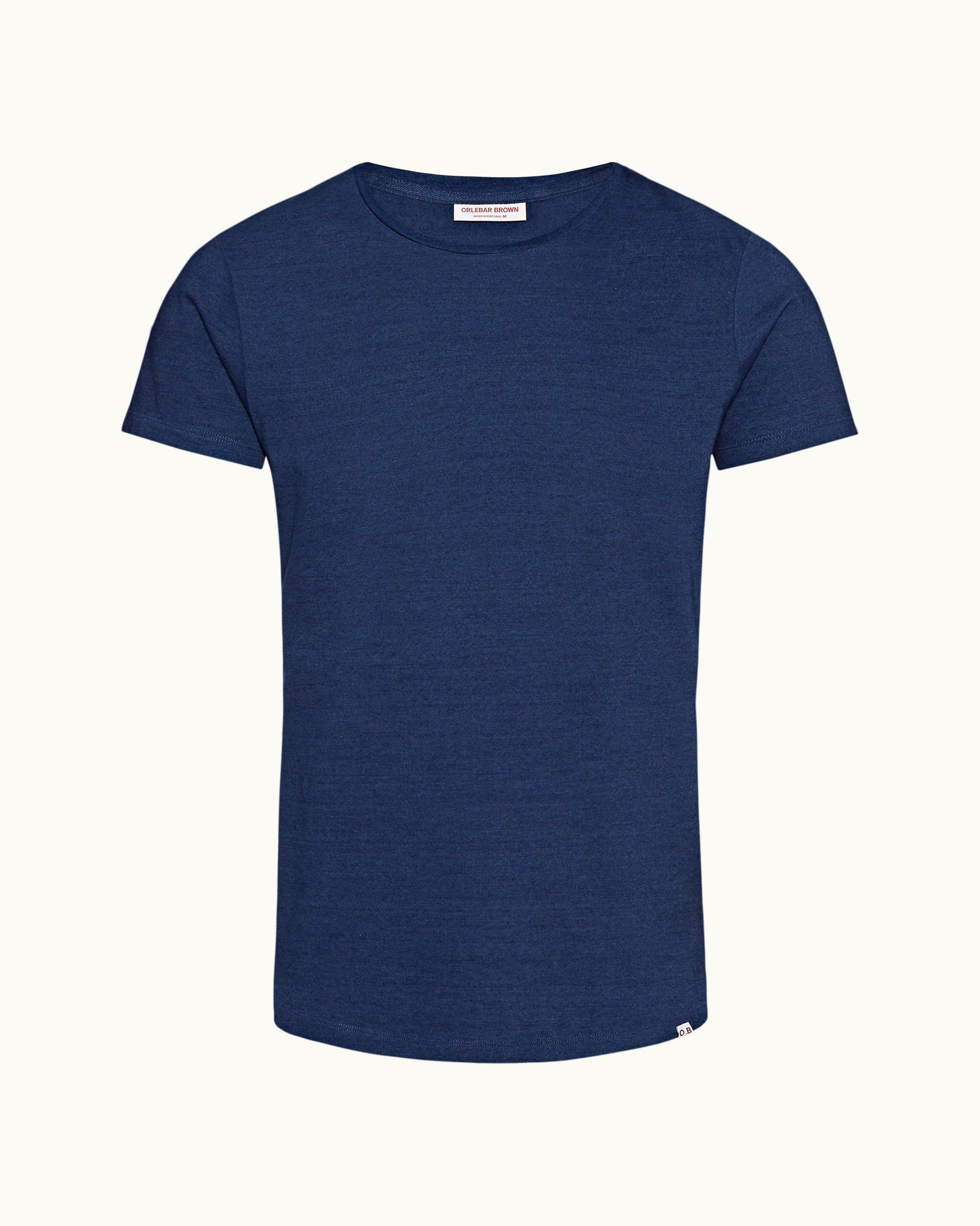 Ob-T Denim Tailored Fit Crew Neck T-Shirt | Denim Pigment