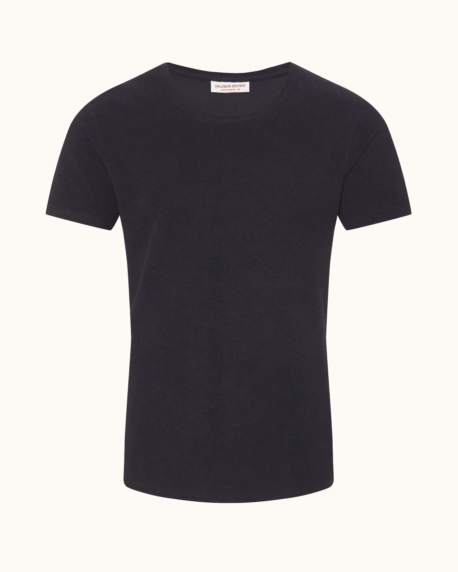 Ob-T Towelling Crew Neck Organic Cotton Towelling T-shirt Night Iris | Night Iris