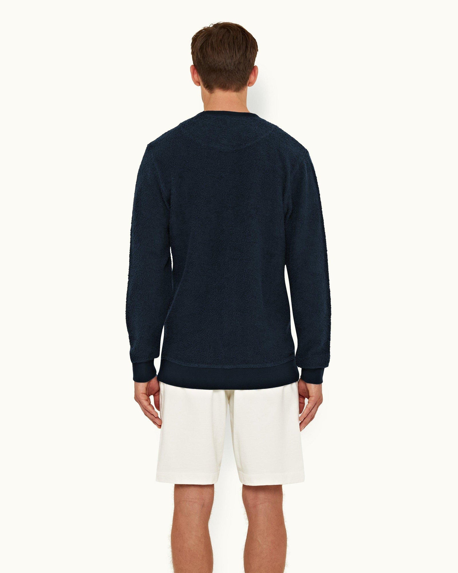 Dark Nocturnal Navy Classic Fit Sweatshirt | Dark Nocturnal Navy