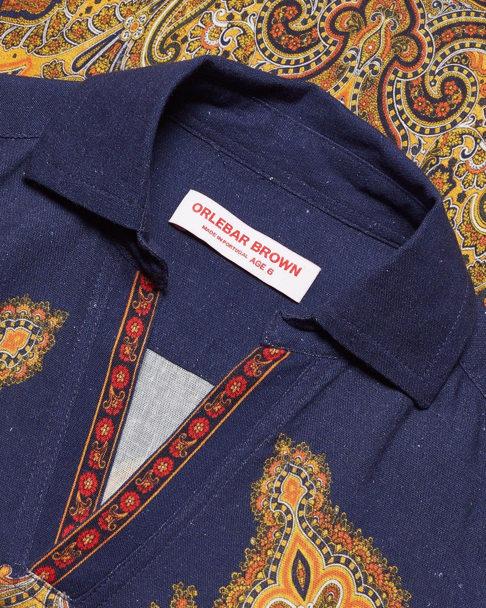 Kids | Lagoon Blue Overhead Mystique Paisley Shirt | Lagoon Blue