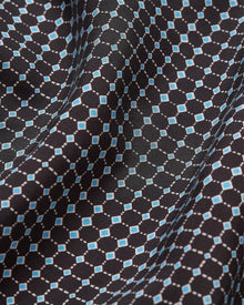 Ridley Truffle/Light Sky Pool Tiescape Print Relaxed Fit Overhead Shirt | Truffle/Light Sky Pool