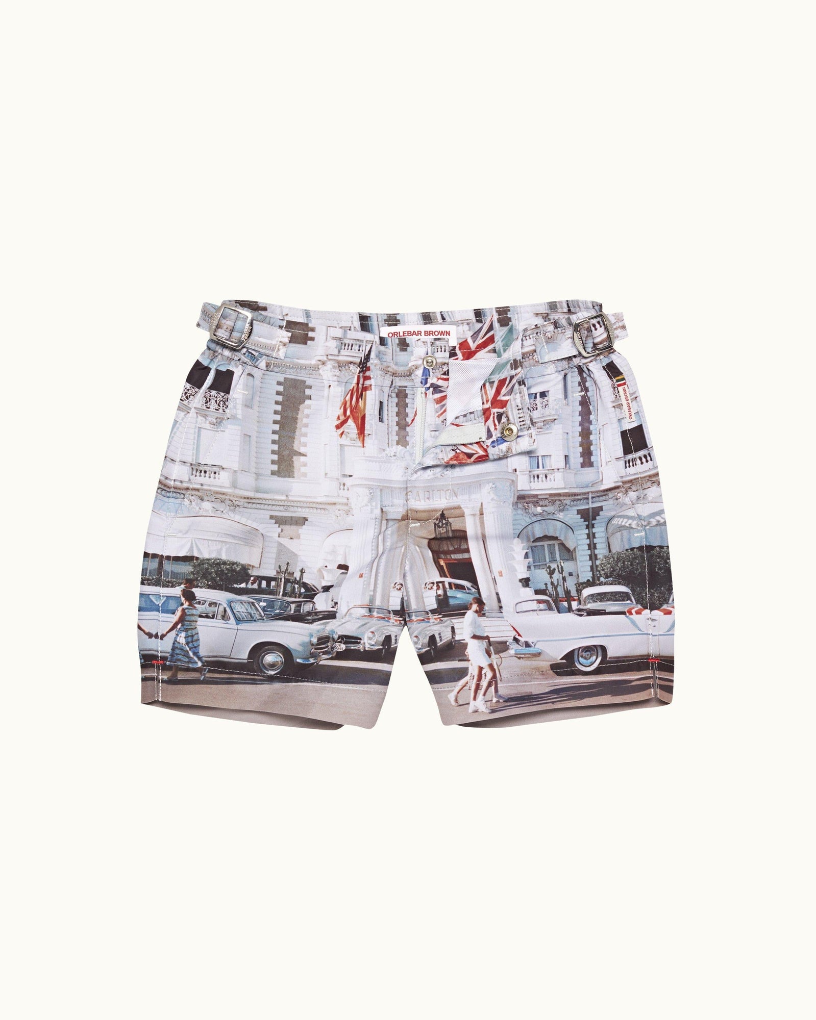 Kids | Carlton Cannes Photographic Print Classic Swim Shorts | Carlton Cannes