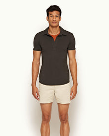 Kids | Sebastian Dark Umber Tailored Fit Polo Shirt | Dark Umber