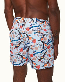 Setter Light Island Sky Flight Of Fantasy Shorter-Length Swim Shorts | Light Island Sky