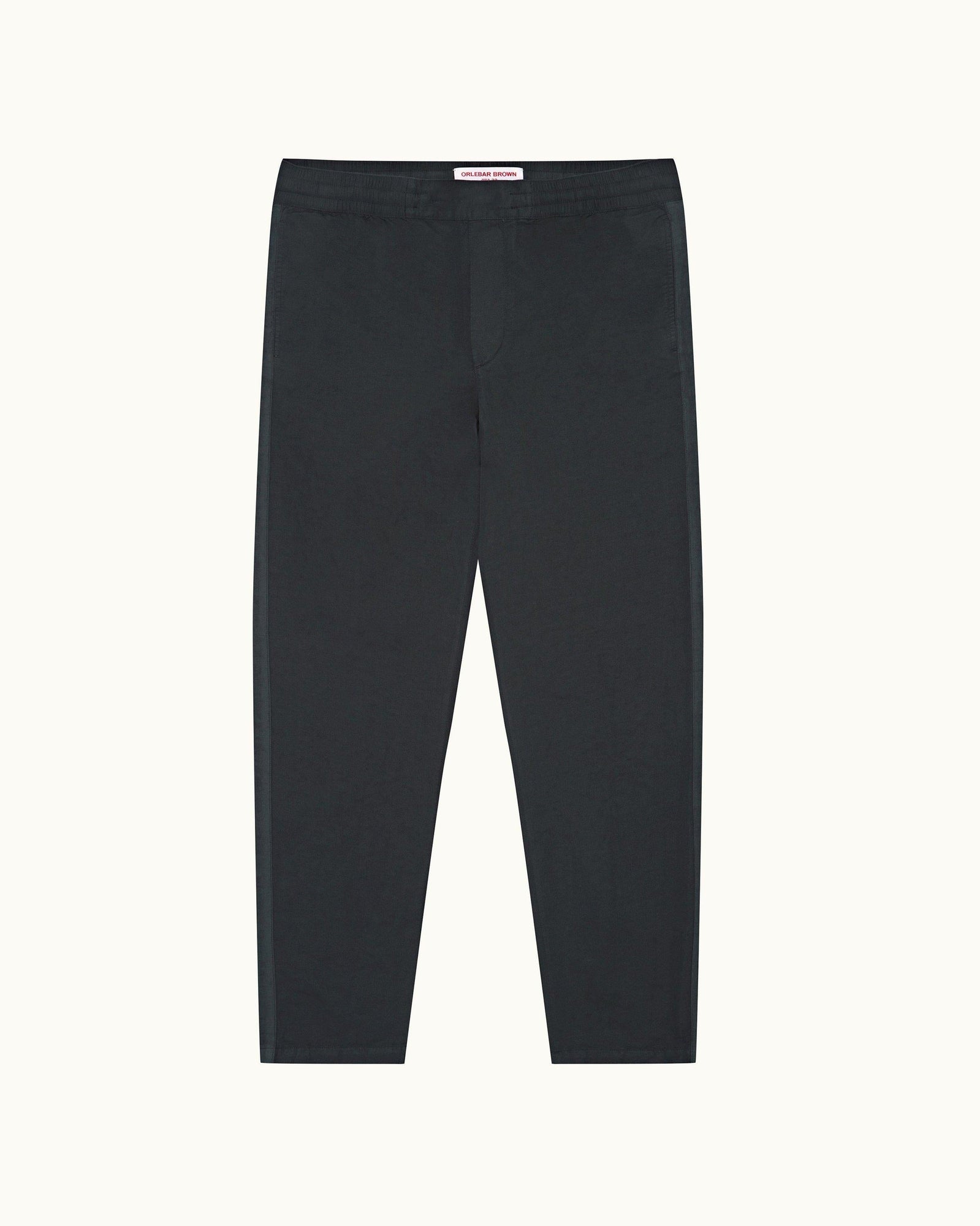 Shadow Relaxed Fit Cotton-Linen Trousers | Shadow