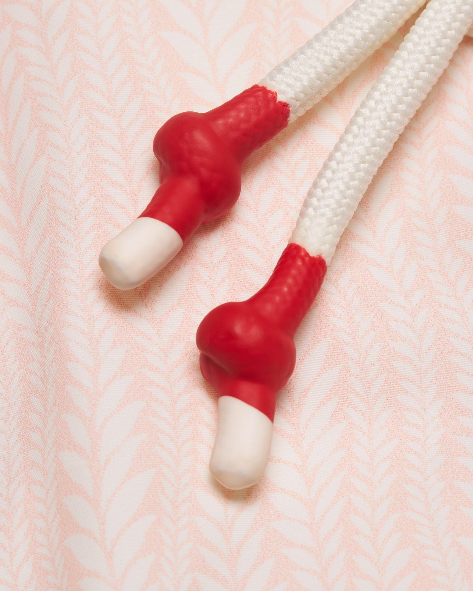 Standard Rose/White Fern Mid-Length Swim Shorts | Rose/White