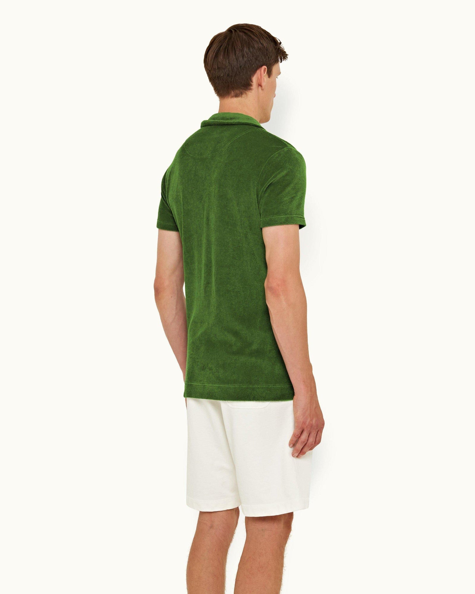 Terry Towelling Conifer Tailored Fit Towelling Resort Polo Shirt | Conifer
