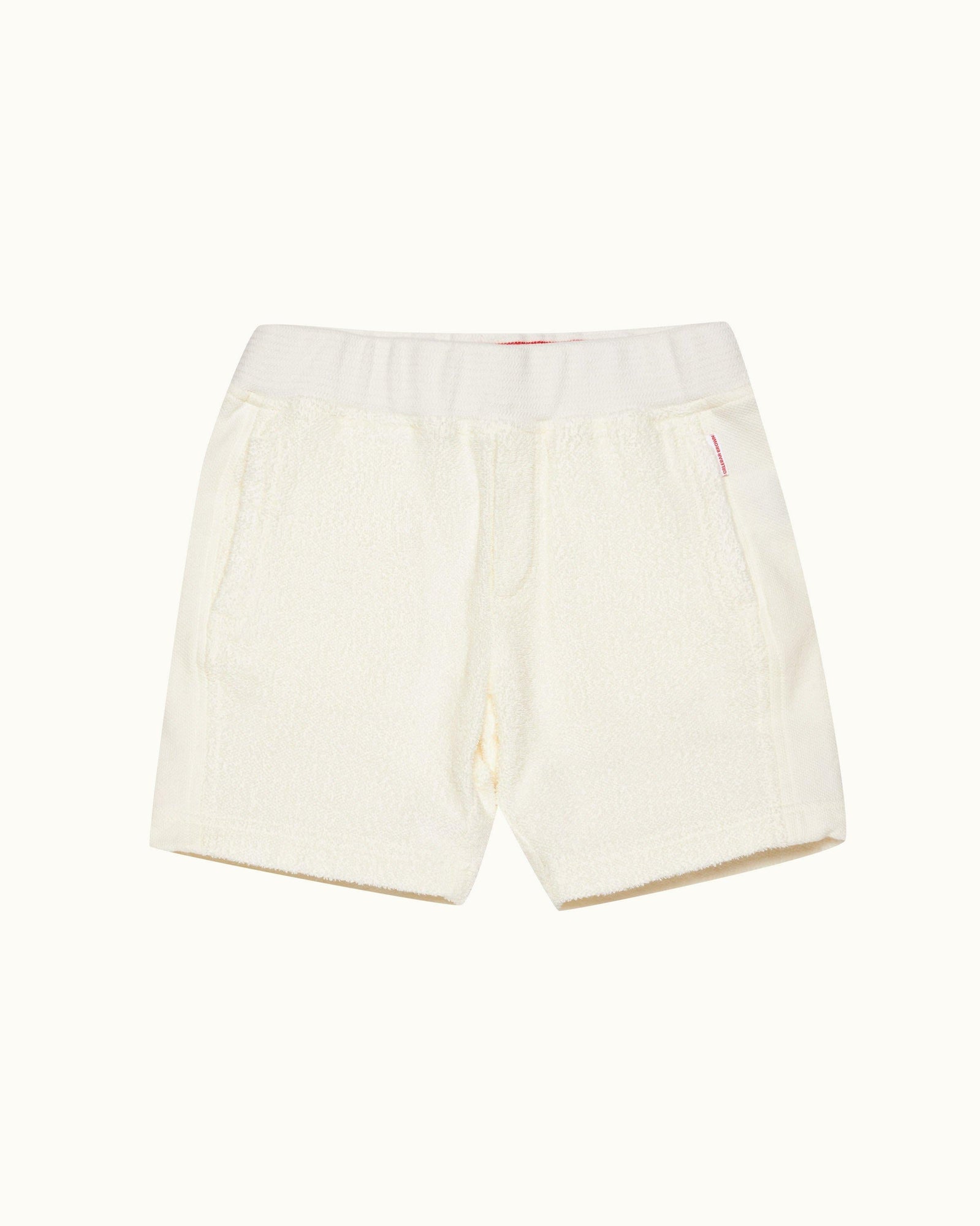 Kids | White Sand Mix Texture Sweat Shorts | White Sand