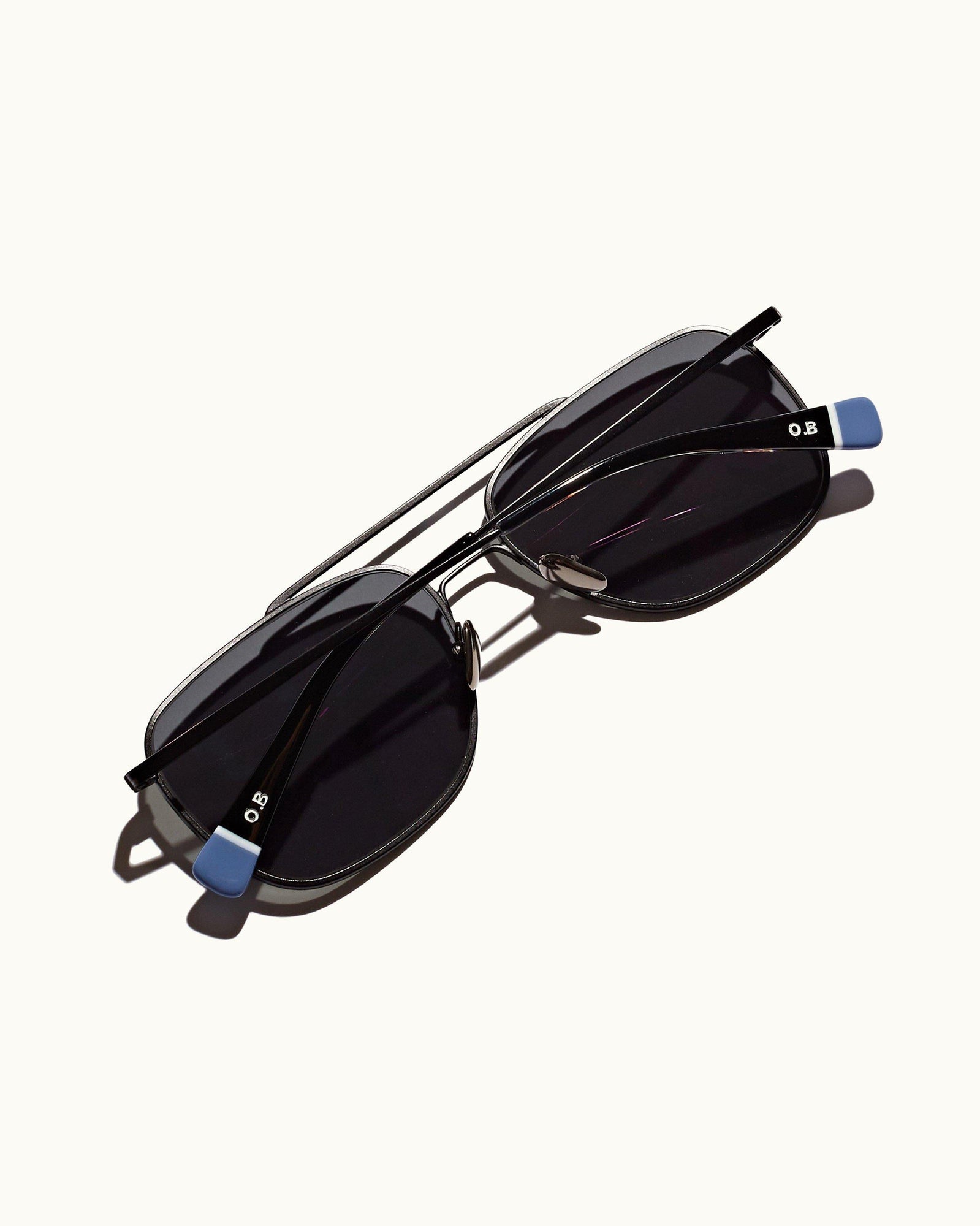 Tulum Satin Black Square Frame Sunglasses | Satin Black