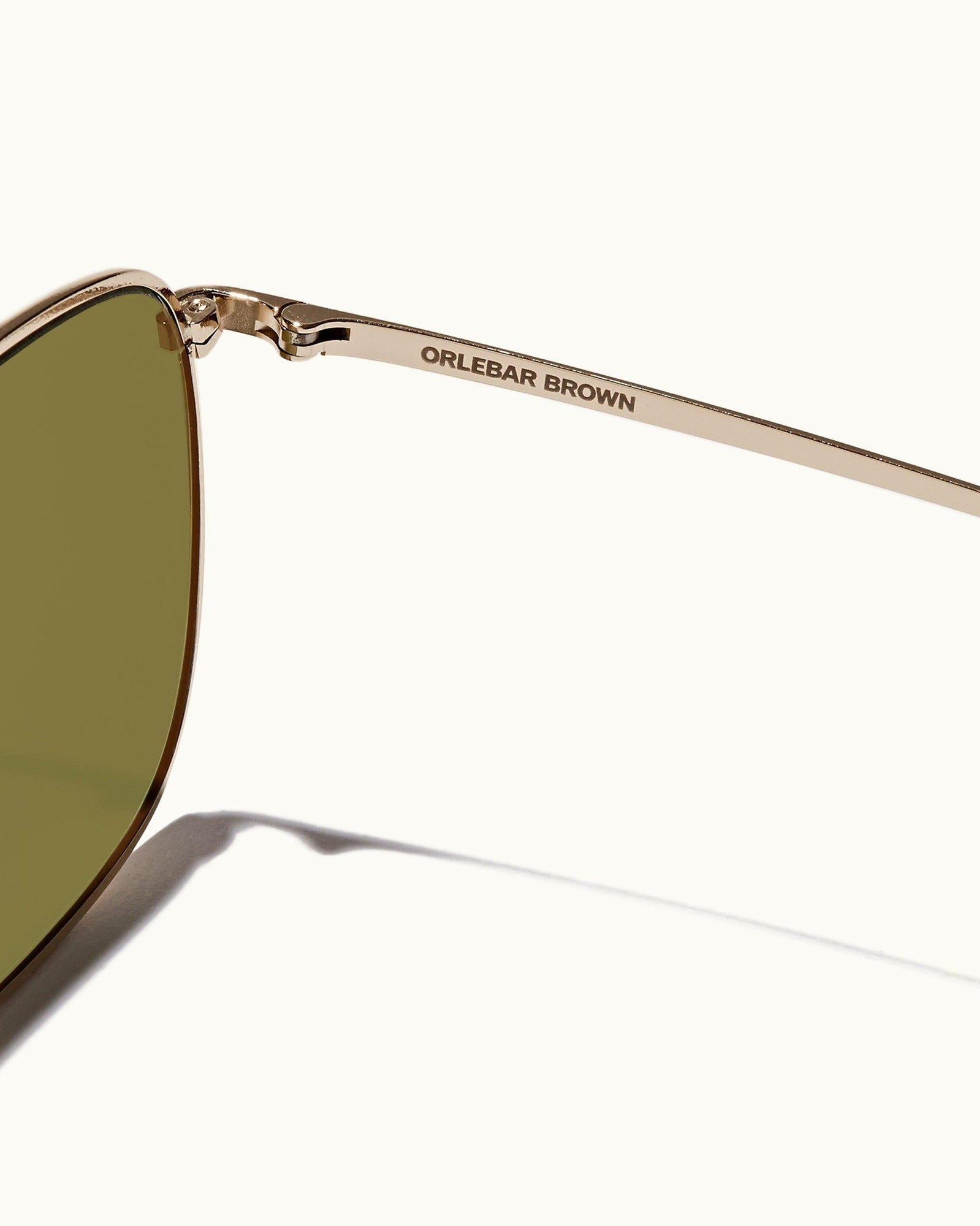 Tulum Shiny Pale Gold Square Frame Sunglasses | Shiny Pale Gold