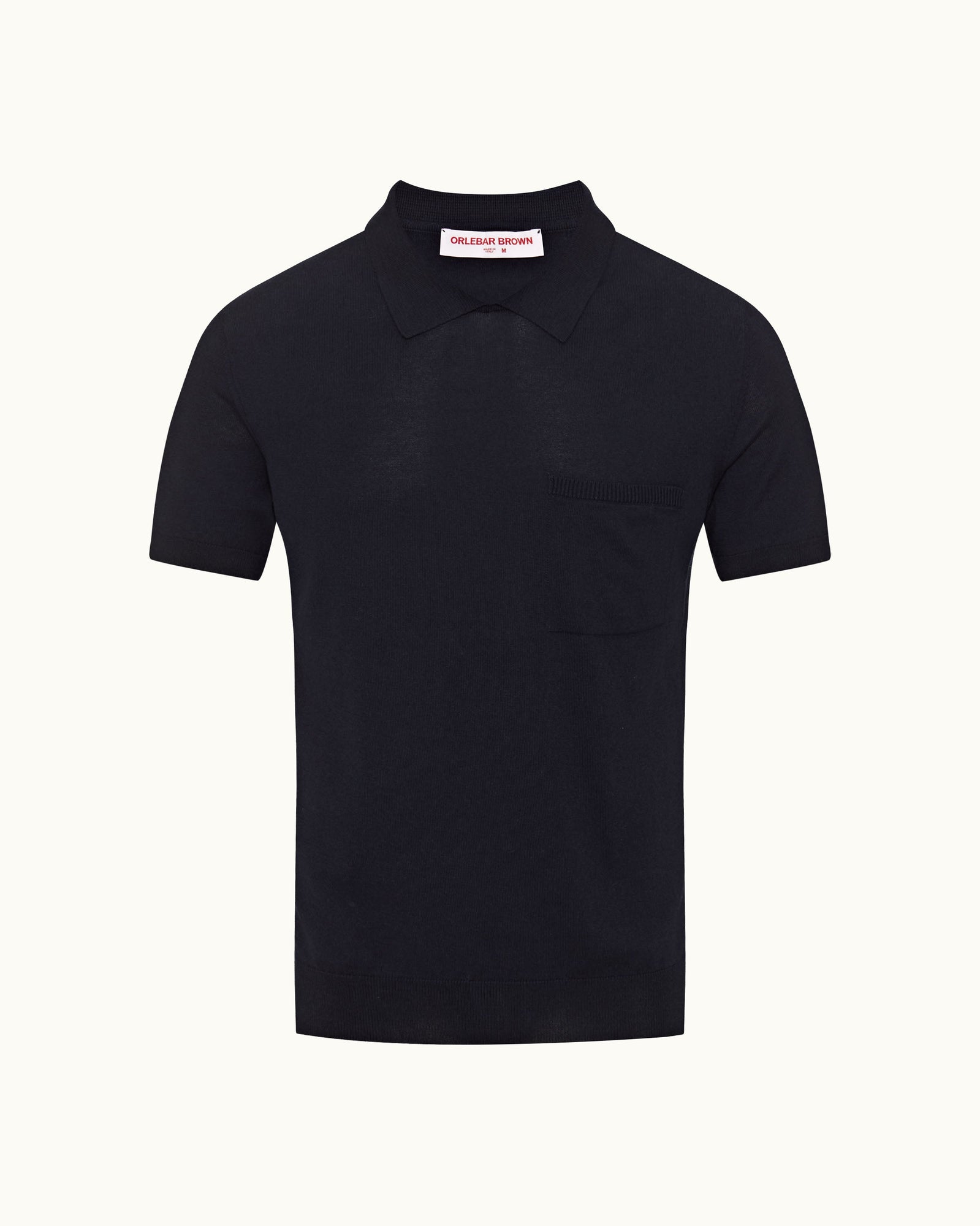 Wilder Classic Fit Fine Knit Cotton & Cashmere Polo Shirt in Night Iris | Night Iris