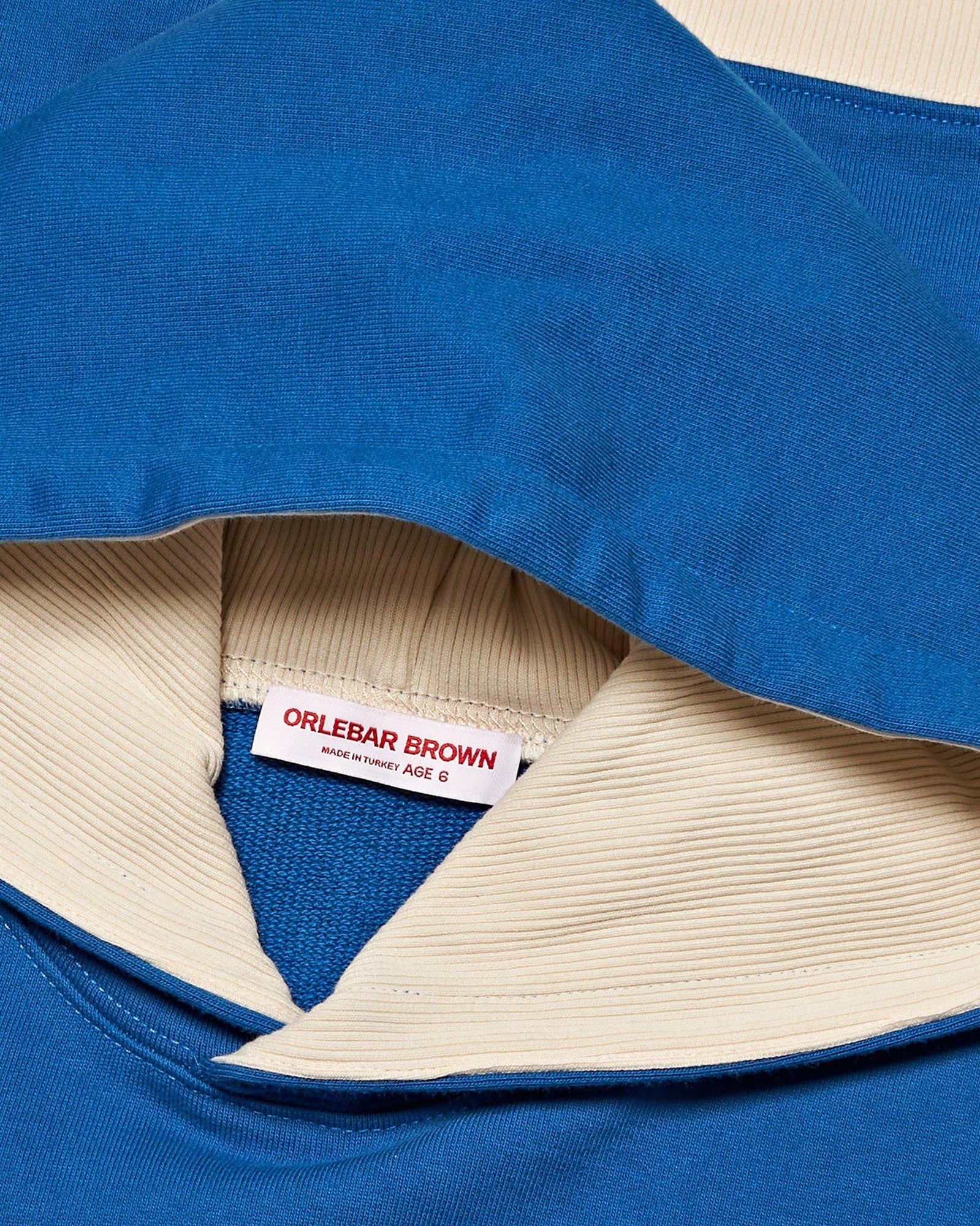 Kids | Night Iris Organic Cotton Tailored Fit Hooded Sweatshirt | Night Iris