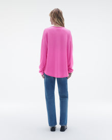 Unisex | Oversized Crew | Fuchsia