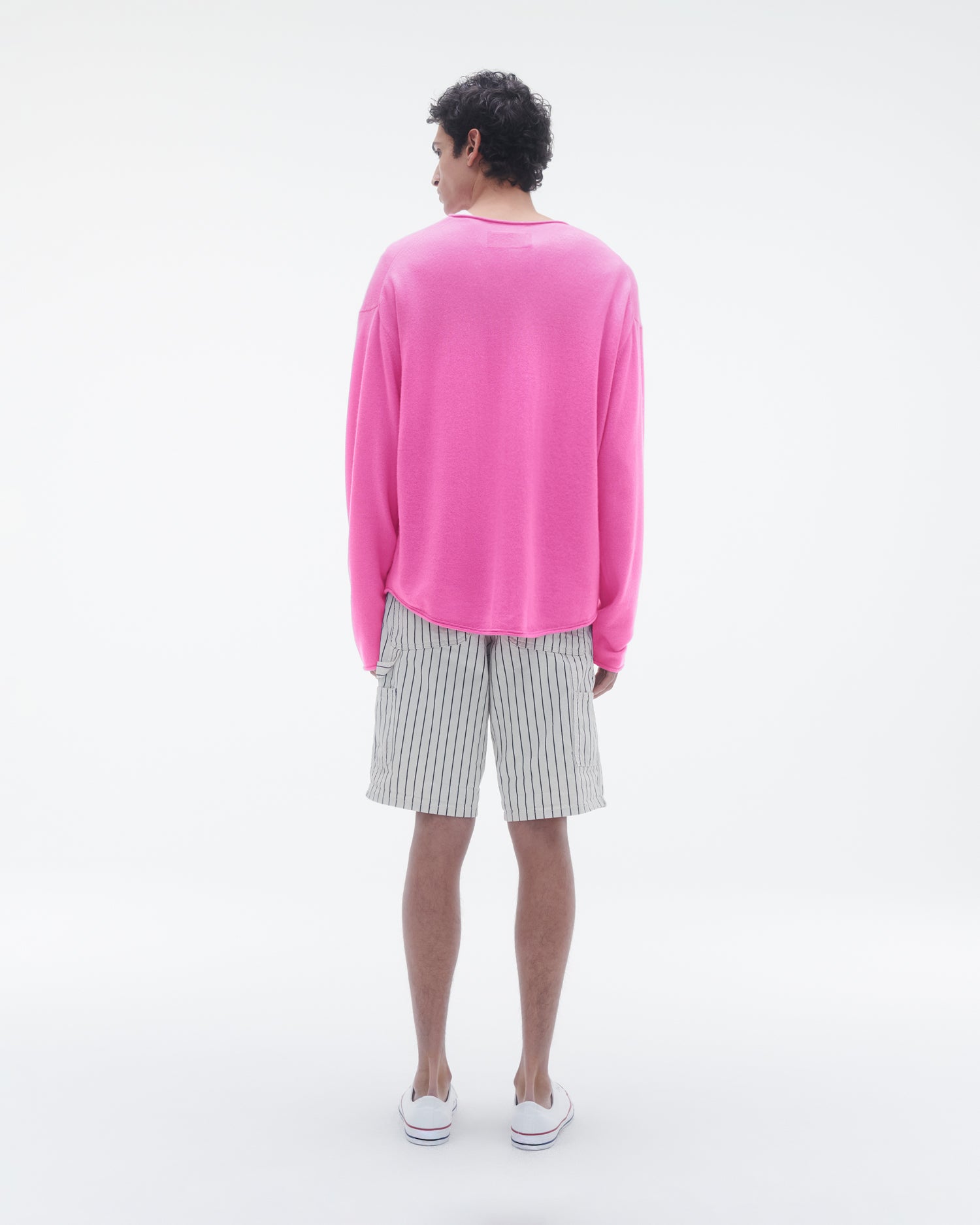 Unisex | Oversized Crew | Fuchsia