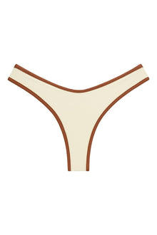 Lulu Bikini Bottom | Oat Terracotta Binded