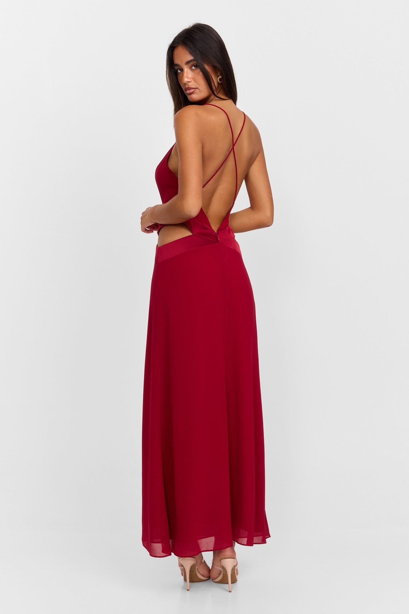 Sia Maxi Dress | Red