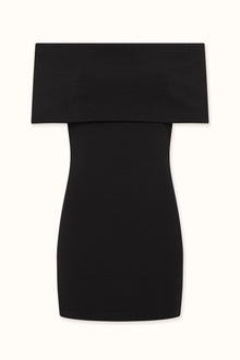 Omnia Band Mini Dress | Black