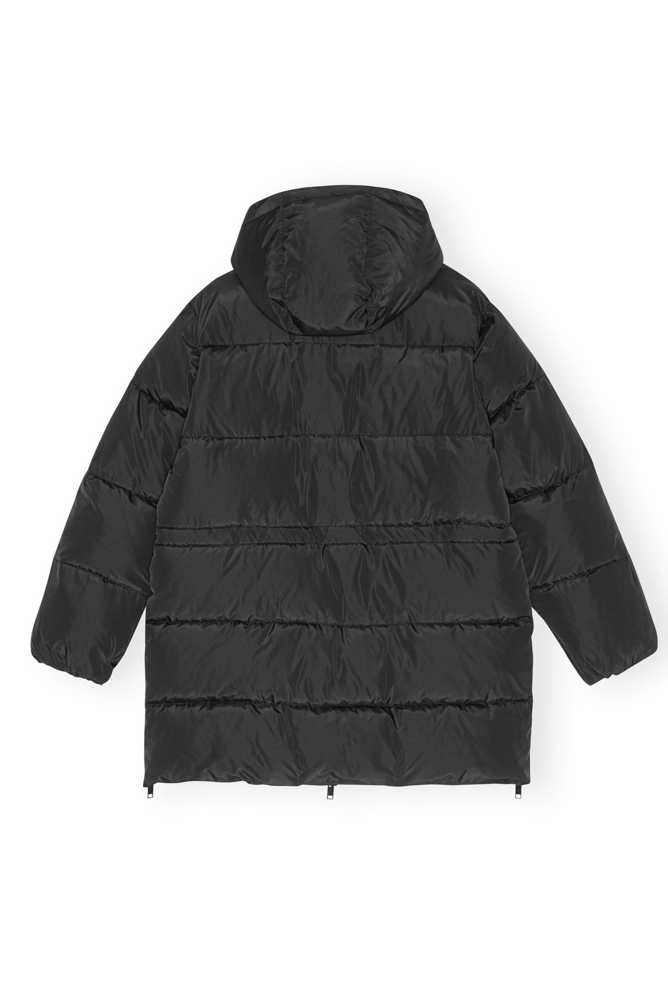 Oversized Tech Puffer Midi Jacket | Phantom
