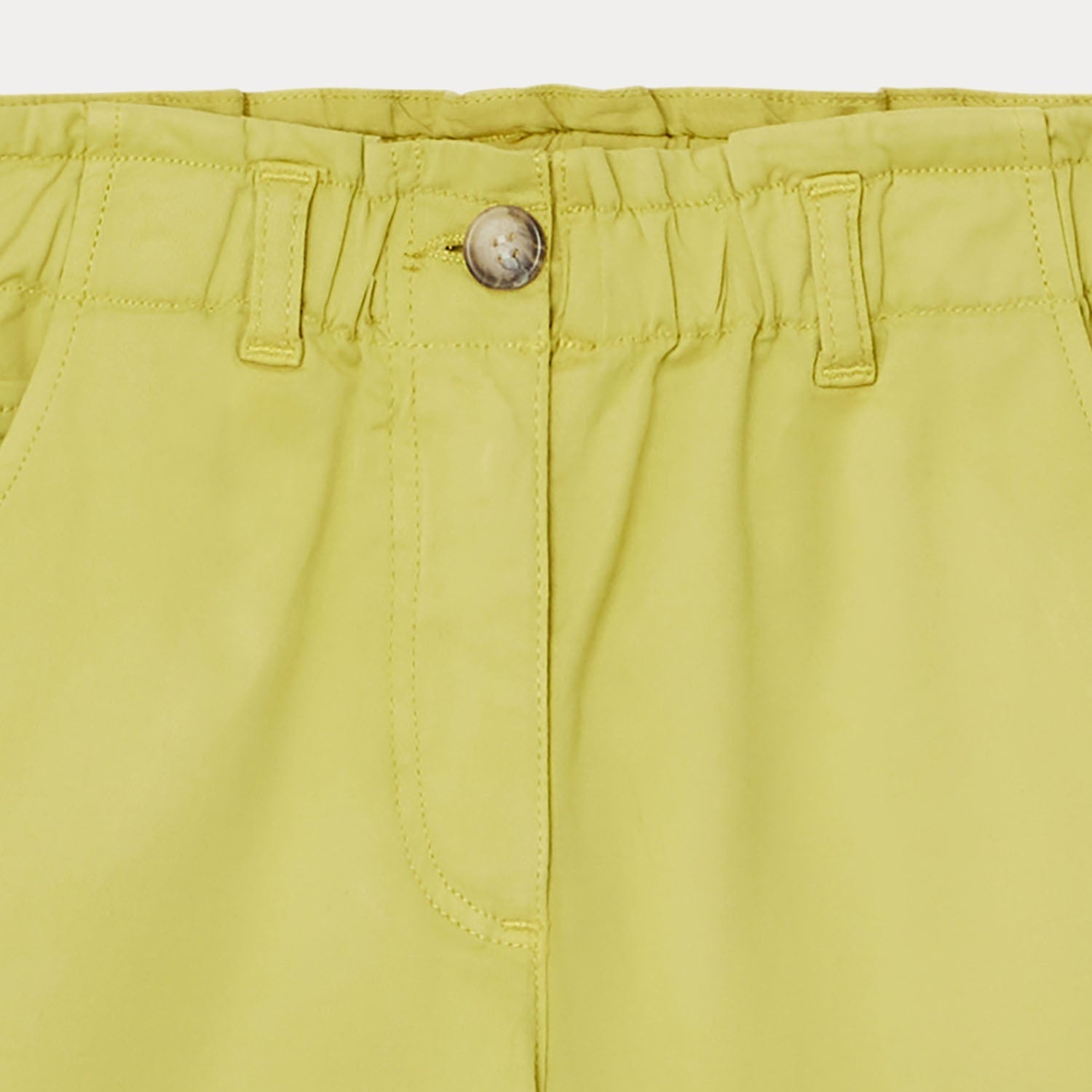 Girl | Mom Style Pants For Girls | Acid Yellow
