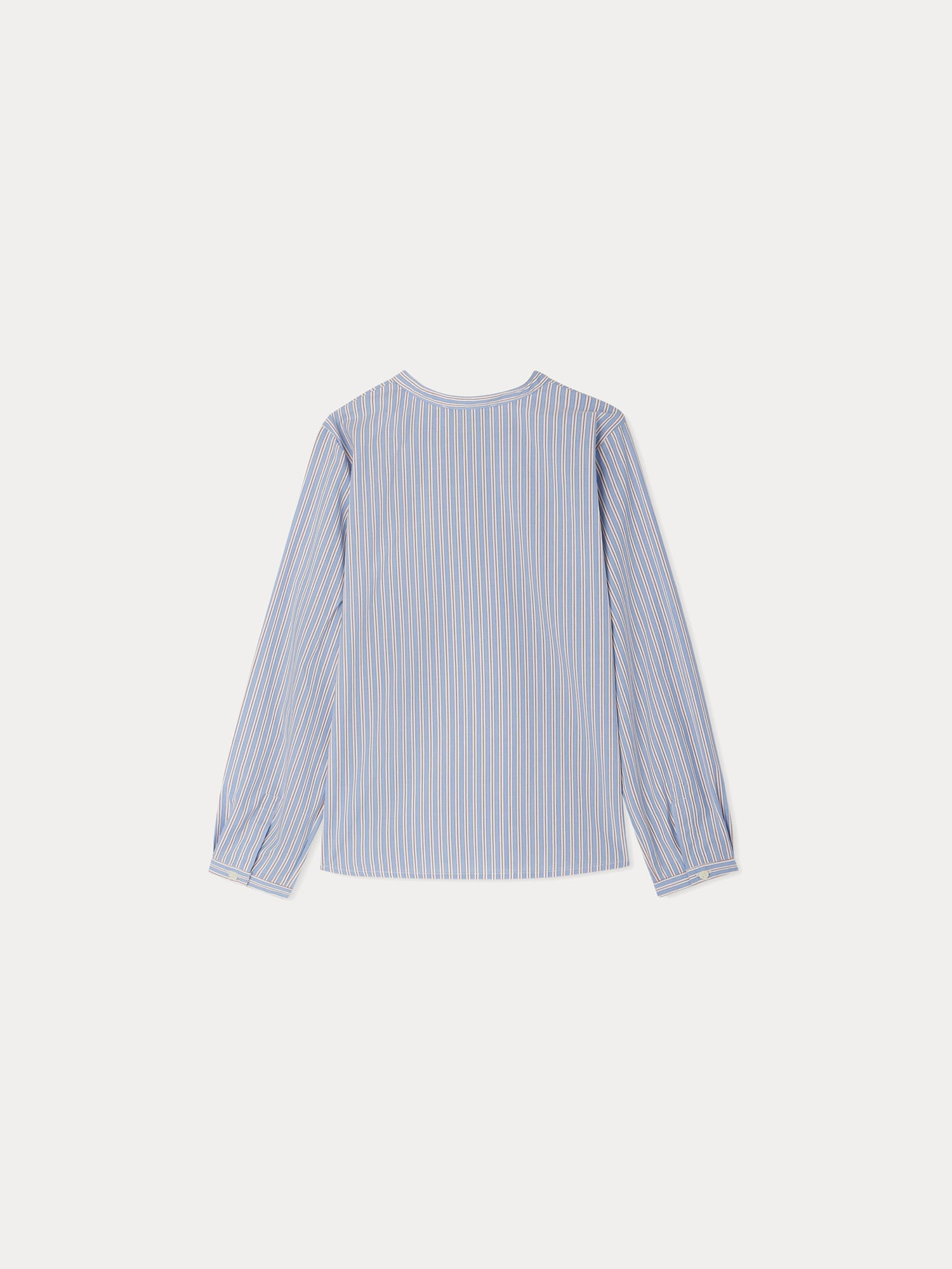 Boy | Artiste Shirt With Blue Stripes | Medium Blue