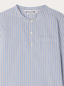 Boy | Artiste Shirt With Blue Stripes | Medium Blue
