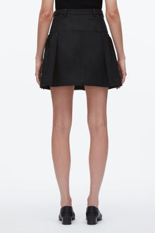 Double Zip Utility Skirt | Black