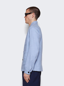 Men | Meta Campania Collective | Julian Self Lined Shirt Jacket | Chambray Blue