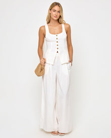 Sofie Vest | White