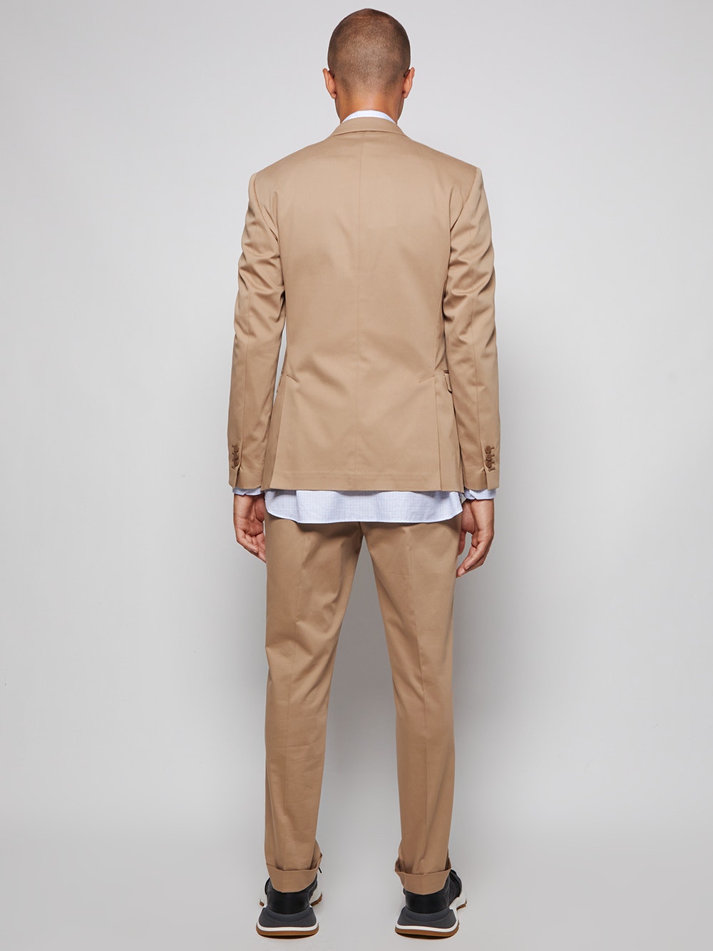Neil Barrett | Travel Slim Fit Long Unlined Suit | Dark Safari