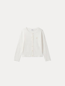 Girl | Cardigan | Milk White