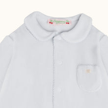 Unisex | Baby Round Neck Sleepsuit | Gray Blue