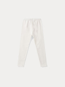 Girl | Plain Leggings | Milk White