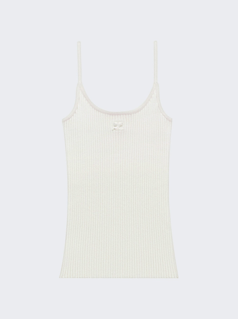 Women | Courrèges | Reedition Knit Tank Top | White