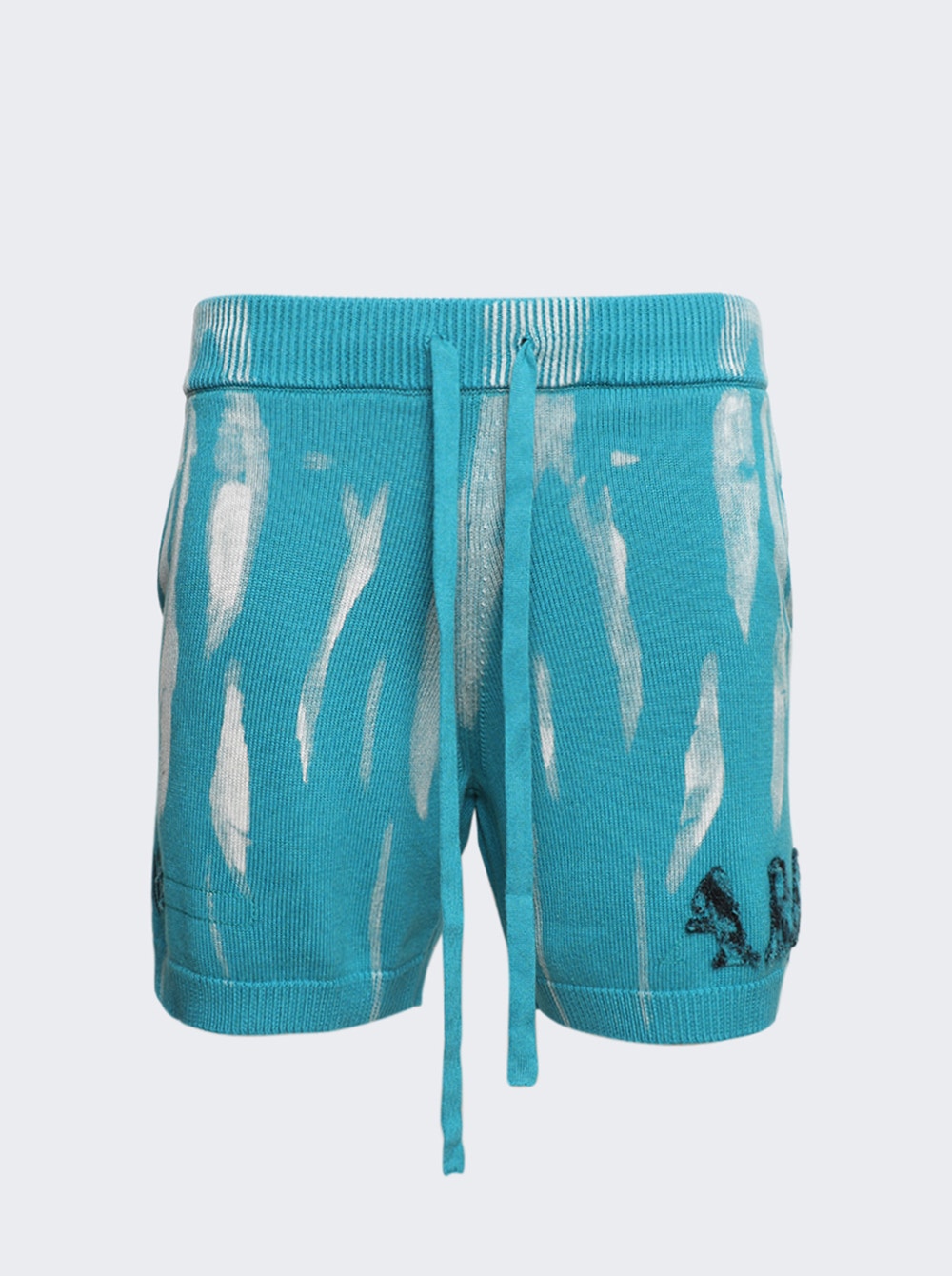 Amiri | Destroyed Applique Shorts | Blue