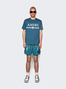 Amiri | Destroyed Applique Shorts | Blue