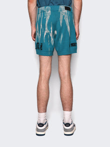 Amiri | Destroyed Applique Shorts | Blue