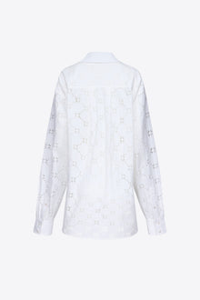 Broderie Anglaise Heart Draped Tunic | Off-White