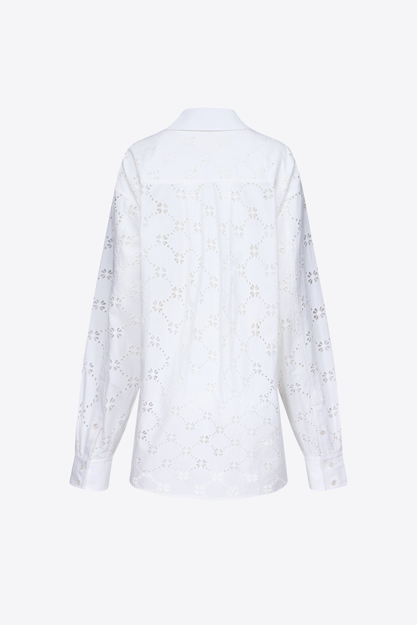 Broderie Anglaise Heart Draped Tunic | Off-White