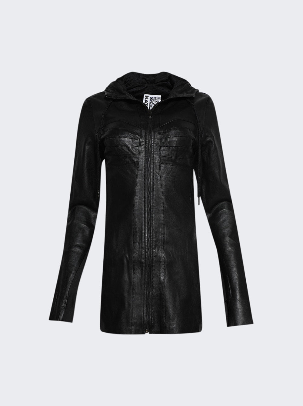 Women | Natasha Zinko | Washed Leather Dress | Black