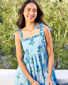 Tulip Bloom - Way Around Dress - Oasis Sky - Printfresh