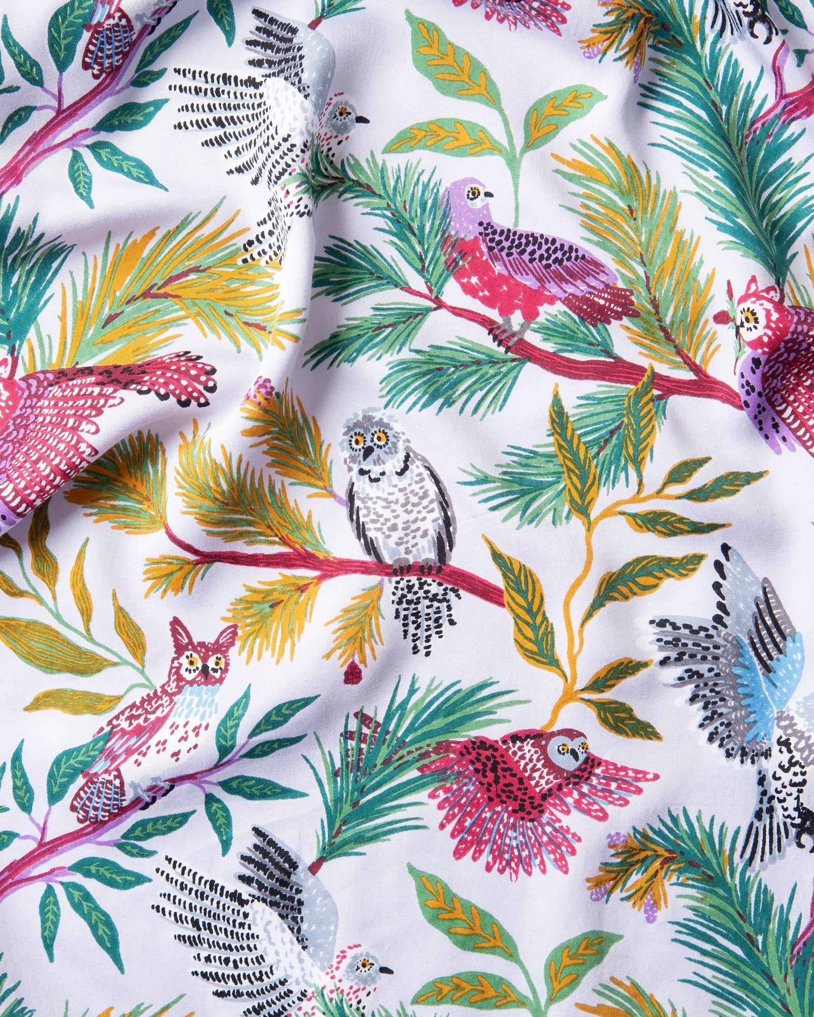 Wise Owls - Eco Satin Wildest Dreams Set - Dusty Lilac - Printfresh