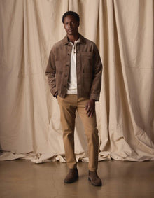 Men | Comfort Cord Chore Coat | Taupe
